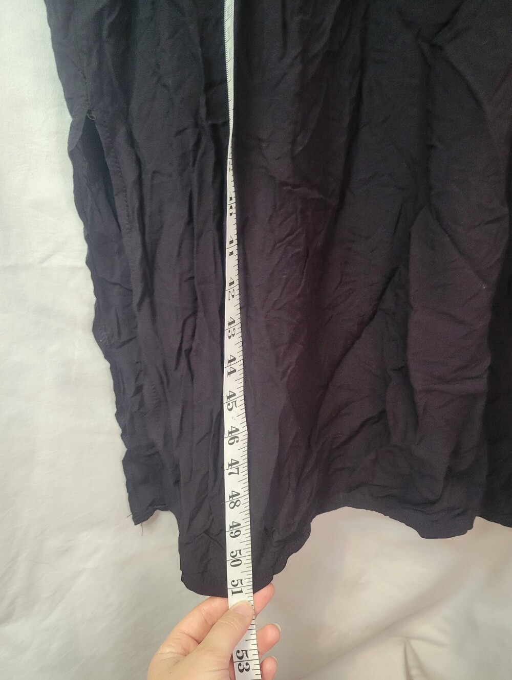 Classic Simple Goth Long Sleeve Black Maxi Dress - Picture 7 of 12